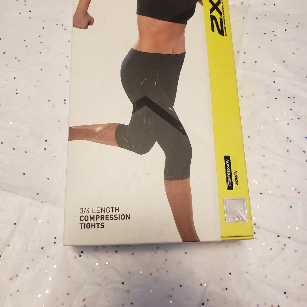 2XU PWX compression 3/4 length tights